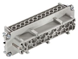 LAPP 10196000 Heavy Duty Connector, EPIC H-BE Series, Insert, 24 Contacts, 24B, Plug, Screw Pin