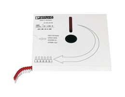 PHOENIX CONTACT 3201385 Wire Ferrule, Single Wire, 18 AWG, 1 mm², 8 mm, Red