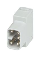 PHOENIX CONTACT 1417372 Heavy Duty Connector, HC-M-02 Series, Insert, 5 Contacts, Plug, Push In Pin
