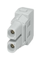 PHOENIX CONTACT 1417387 Heavy Duty Connector, HC-M-02 Series, Insert, 2 Contacts, Receptacle, Screw Socket