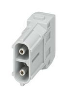 PHOENIX CONTACT 1417389 Heavy Duty Connector, HC-M-02 Series, Insert, 2 Contacts, Plug, Screw Pin