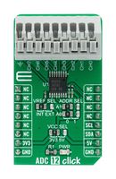 MIKROELEKTRONIKA MIKROE-4376 Add-On Board, ADC 12 Click, MikroE MikroBUS Compatible Development Boards