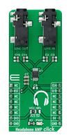 MIKROELEKTRONIKA MIKROE-4766 Add-On Board, Headphone AMP Click, MikroE MikroBUS Compatible Development Boards