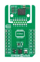 MIKROELEKTRONIKA MIKROE-6782 Add-On Board, EEPROM 14 Click, MikroE MikroBUS Compatible Development Boards