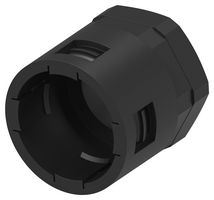 TE CONNECTIVITY 2500401-7 Conduit Connector, 34.5mm Size, M32 x 1.5, Straight, Nylon 6 (Polyamide 6), Black, 51.5 mm, IP66