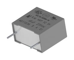 KEMET R46KI24705001M Safety Capacitor, Metallized PP, Radial Box - 2 Pin, 0.047 µF, ± 20%, X2, Through Hole