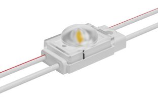 INVENTRONICS BA-CX-XS-810-G6 LED Module, 80 CRI/155 Deg Beam, BackLED CS XS G6 Series, LED + Housing + Connecting Wire