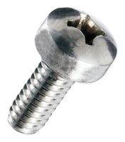 L-COM ECF440 Machine Screw, 4-40, 0.313 ", Steel, Zinc, Pan Head Phillips