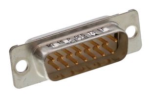 AMPHENOL COMMUNICATIONS SOLUTIONS DA15P065TXLF. D Sub Connector, Standard, Plug, D Series, 15 Contacts, DA, Solder Cup