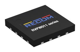 RECOM POWER RVPW011-FJ1-CT PWM Controller, Flyback, Current Mode, 330 to 360kHz, 5V to 50V, -40 to 125°C, QFN-EP-12