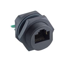 LUMBERG 2543 04 Modular Connector, RJ45 Jack, 1 x 1 (Port), 8P8C, IPX7, Panel PCB Mount