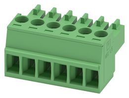 PHOENIX CONTACT 1840405 Pluggable Terminal Block, 3.5 mm, 6 Ways, 28 AWG, 16 AWG, 1.5 mm², Screw