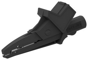 CAL TEST ELECTRONICS CT2392A-0 Alligator Clip, Insulated, 24mm Jaw Opening, Black, 20A