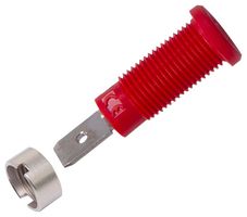 CAL TEST ELECTRONICS CT3071-2 Banana Test Connector, 2 mm Panel Mount Safety Plug (Blade), Jack, Panel Mount, 10 A, 600 V