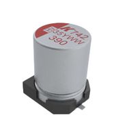 KEMET A742MN397M1VLAS016 Hybrid Aluminium Electrolytic Capacitor, 390 µF, ± 20%, 35 V, Radial Can - SMD, 0.016 ohm