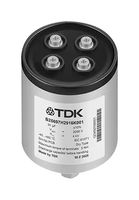 TDK B25697H1597K001 Power Film Capacitor, Metallized PP, Radial Can, 590 µF, ± 10%, DC Link, High Frequency