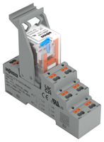 WAGO 2585-323 Power Relay, DPDT, 12 V, 6 A, WAGO - 2585 Series, DIN Rail, Non Latching