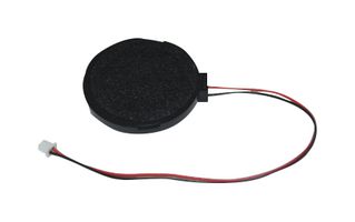PUI AUDIO AS03428PR-LWC120 Speaker, Round, High Temperature Grade, 86 dB, 440 Hz, 28 Ohm, 200 mW, 440 Hz to 20 kHz