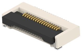 TE CONNECTIVITY 1-2554607-7 FFC / FPC Board Connector, 0.5 mm, 17 Contacts, Surface Mount, Bottom, 1 Row