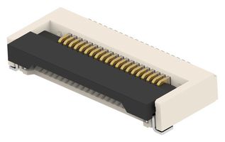 TE CONNECTIVITY 2-2554607-0 FFC / FPC Board Connector, 0.5 mm, 20 Contacts, Surface Mount, Bottom, 1 Row