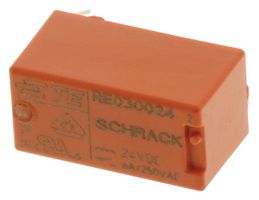 TE CONNECTIVITY - SCHRACK RE030024.. General Purpose Relay, RE Series, Power, Non Latching, SPST-NO, 24 VDC, 6 A