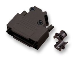 MH CONNECTORS MHD45ZK-37-BK-K D Sub Backshell, Black, MHD45ZK, DC, 45°, Zinc Body
