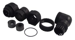 HIRSCHMANN CA3WLS Circular Connector, 3+PE, Standard Circular Connector, CA Series, Panel Mount Plug, 4 Contacts