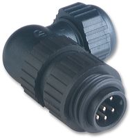 HIRSCHMANN CA6WLS Circular Connector, 6+PE, Standard Circular Connector, CA Series, Cable Mount Plug, 7 Contacts
