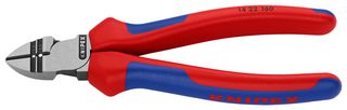 KNIPEX 14 22 160 Cutter, Side, 160 mm, Diagonal, 4 mm, 60 °
