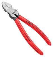 KNIPEX 72 01 160 Cutter, For Plastic, Diagonal, 160 mm, Diagonal