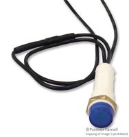 ARCOLECTRIC / BULGIN LIMITED L024500MAC LED Panel Mount Indicator, Green, 230 VAC, 7.1 mm, 3 mA, Not Rated