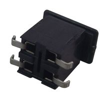 TE CONNECTIVITY - AMP 969973-2 PCB Receptacle, Board-to-Board, 2.54 mm, 2 Rows, 4 Contacts, Surface Mount, AMPMODU HV-100
