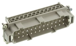 LAPP 10.1960 Heavy Duty Connector, 24+PE, Wire Protection, HBE, Insert, 24 Contacts, 24B, Plug, Screw Pin