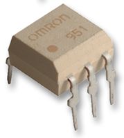 OMRON ELECTRONIC COMPONENTS G3VM-61B1 MOSFET Relay, 60 VAC, 500 mA, 2 ohm, SPST-NO