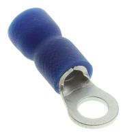 MULTICOMP PRO RVES2-3.7 Ring Tongue Terminal, M3.5, #6, 14 AWG, 2.5 mm², RVES, Blue