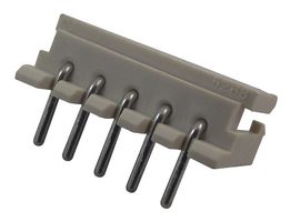 MOLEX 22-05-7055 Pin Header, Right Angle, Wire-to-Board, 2.5 mm, 1 Rows, 5 Contacts, Through Hole Right Angle