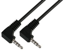 PRO SIGNAL PSG03749 Audio / Video Cable Assembly, 3.5mm 4 Pole Jack Plug, 3.5mm 4 Pole Jack Plug, 4.9 ft, 1.5 m