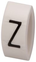 MULTICOMP PRO MP015619 Wire Marker, K-Type, Carrier, Z, Black, White, 6mm, 7 mm