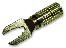 PRO SIGNAL PSG01475 Fork / Spade Tongue Terminal, M6, 1/4", Uninsulated