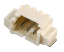 MOLEX 53261-0371 Pin Header, Right Angle, Wire-to-Board, 1.25 mm, 1 Rows, 3 Contacts, Surface Mount Right Angle