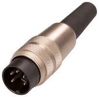 BINDER 09 0313 00 05 Circular Connector, Miniature Circular Connector, 680 Series, Cable Mount Plug, 5 Contacts