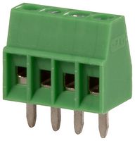 PHOENIX CONTACT 1725672 Wire-To-Board Terminal Block, 2.54 mm, 4 Ways, 26 AWG, 20 AWG, 0.5 mm², Screw