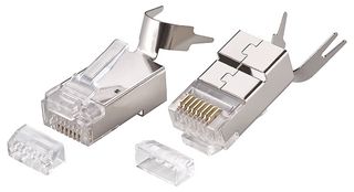 TUK PGSXL#50 Modular Connector, RJ45 Plug, 1 x 1 (Single), 8P8C, Cat8, Cable Mount