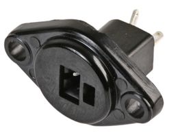 SCHURTER 4850.225 DIN Audio / Video Connector, 2 Contacts, Jack, Panel Mount, Solder