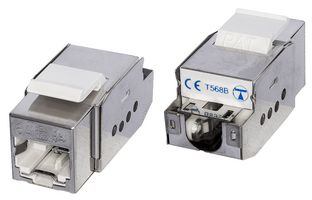 TUK SGKSLJ Modular Connector, RJ45 Jack, 1 x 1 (Port), 8P8C, Cat6a, Cable Mount