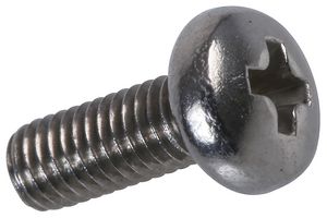 MULTICOMP PRO MP008236 Machine Screw, M3 x 0.5, 8 mm, Stainless Steel, Pan Head Phillips