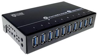 TIGER POWER SUPPLIES TGR-10P-USB AC/DC Power Supply, ITE, 10 Output, 60 W, 5 V, 1 A