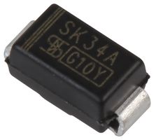 TAIWAN SEMICONDUCTOR SK34A Schottky Rectifier, Miniature, 40 V, 3 A, Single, DO-214AC (SMA), 2 Pins, 550 mV