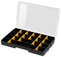 STANLEY STST81681-1 Storage Box, 14 Inch, 22 Compartments, Polypropylene, General Purpose Storage, 355x230x45mm