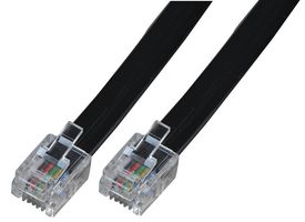 PRO SIGNAL PSG04224 RJ12 TO RJ12 6P6C BLACK 5M